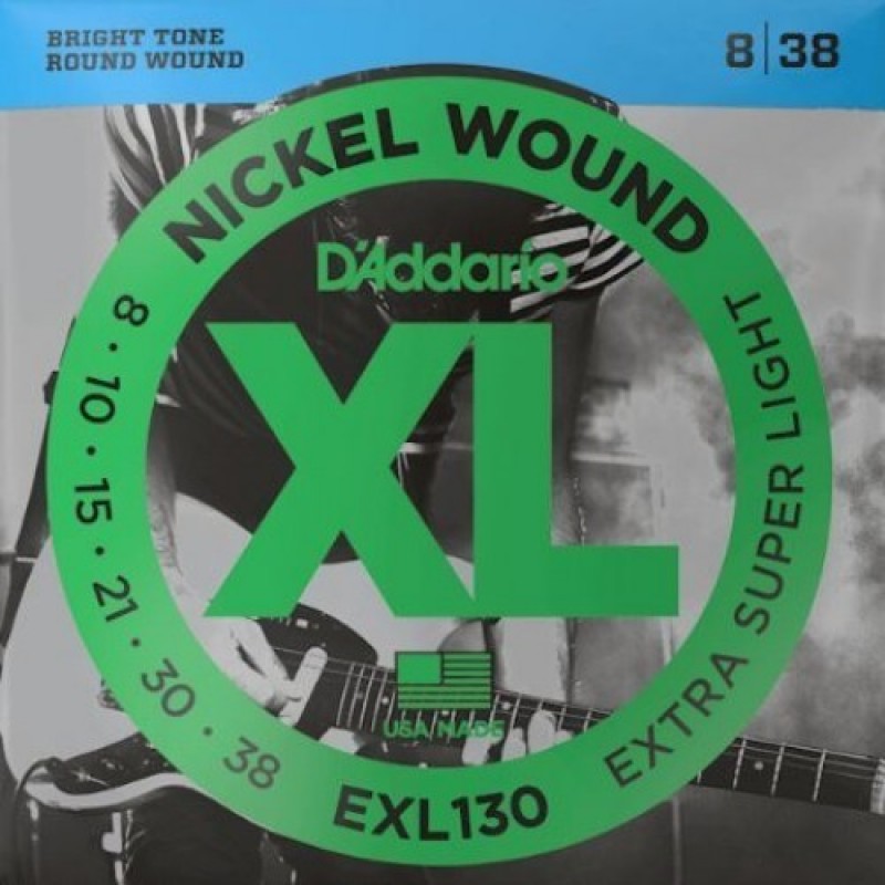 D'Addario EXL130 Electric Guitar String Set, Extra Super Light Gauge