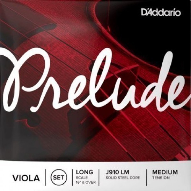 PRELUDE VIOLA STRING SET String Set, Long Scale, Medium Tension J910 LM