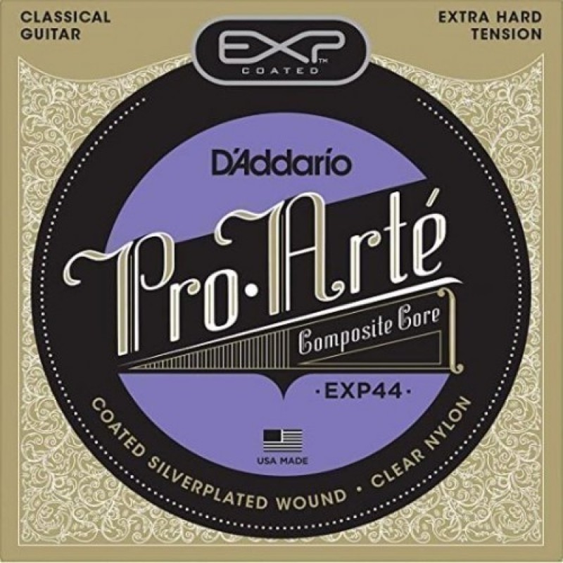 D'Addario EXP44 Classical Guitar Strings Coated Extra-Hard Tension