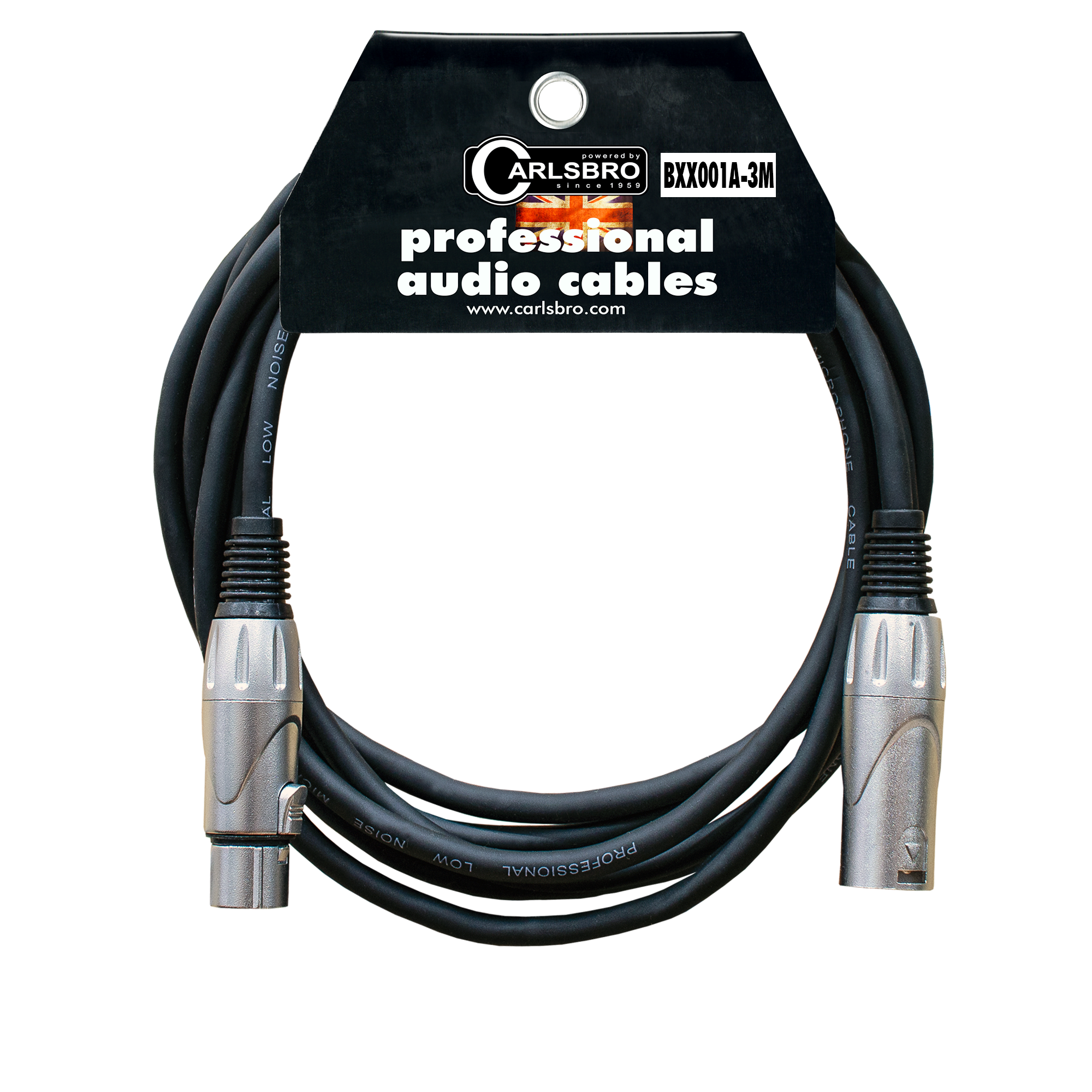 CARLSBRO BXX001A-3M Balanced Microphone Cable 3M