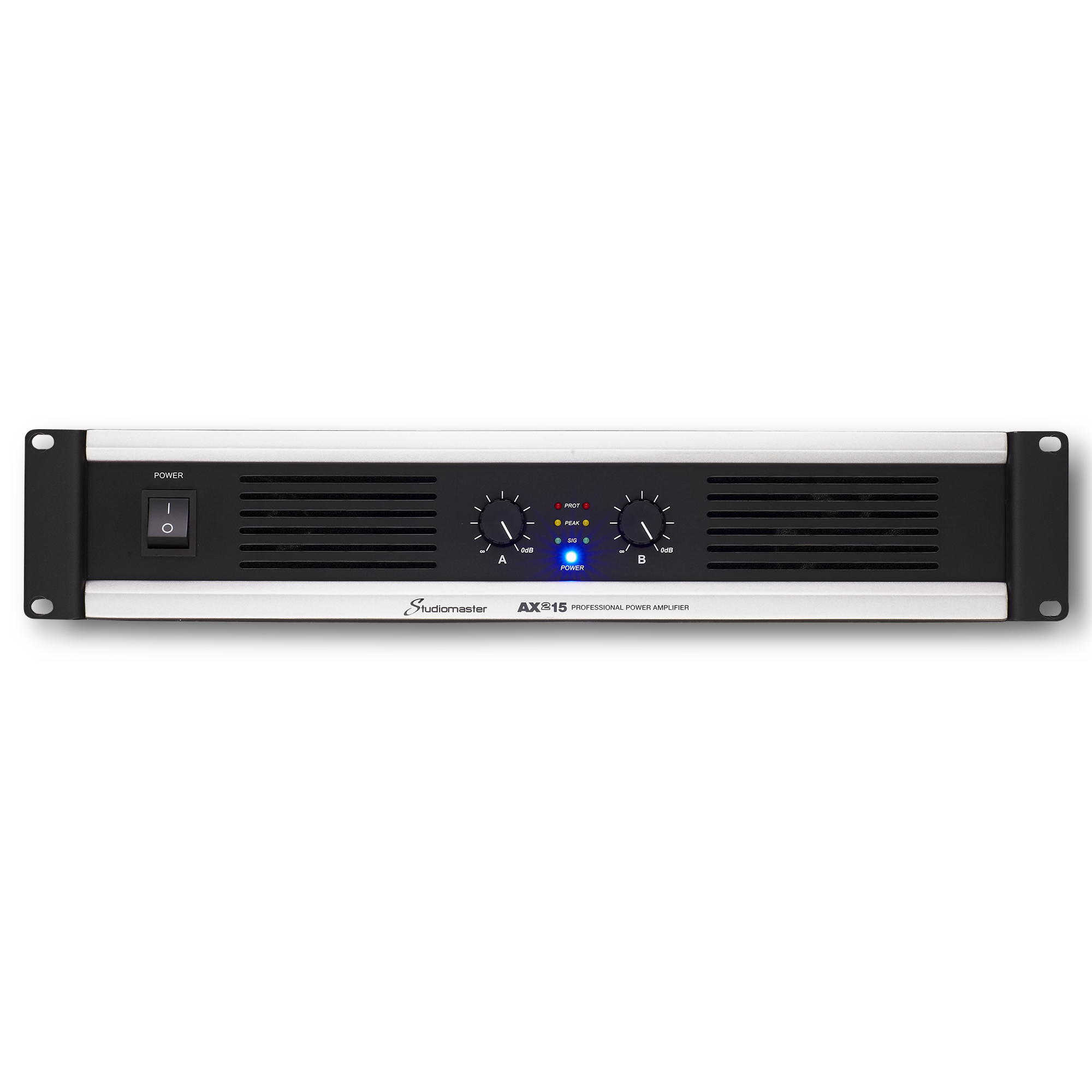 STUDIOMASTER AX215 2X450W/4 Ohm 2U Power Amplifier