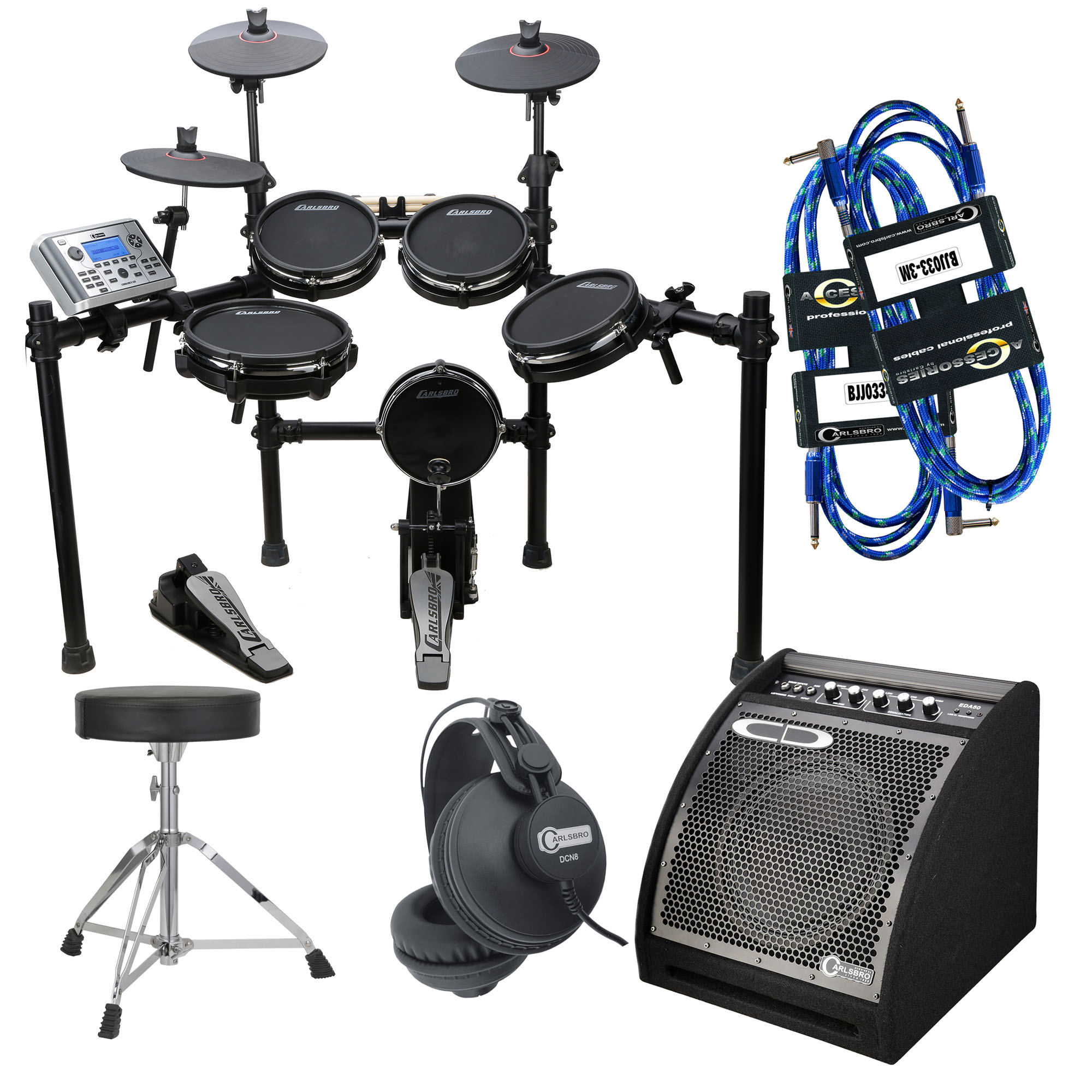 Carlsbro CSD400PK Electronic Drum Kit Package