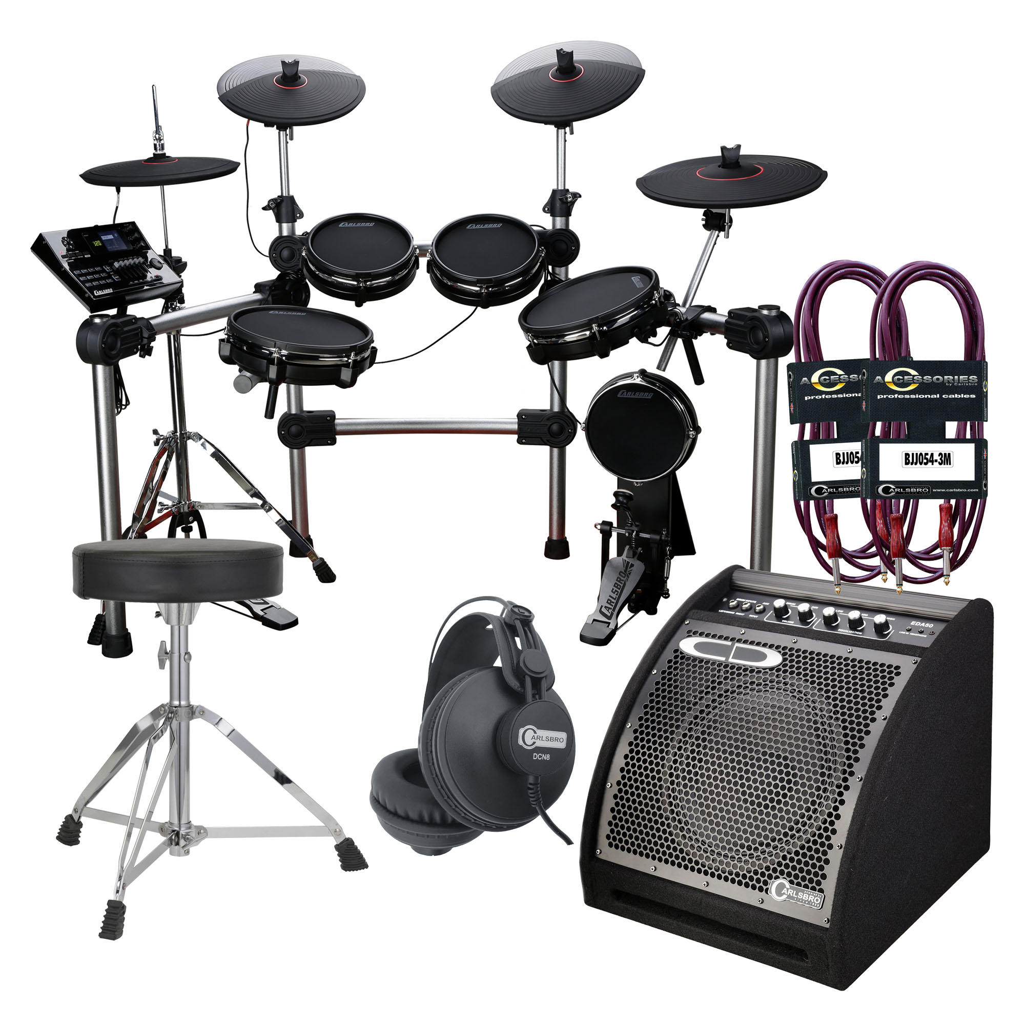 Carlsbro CSD600PK Electronic Drum Kit Package