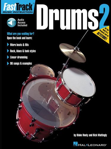 Fast Track : Drums - Book Two with CD