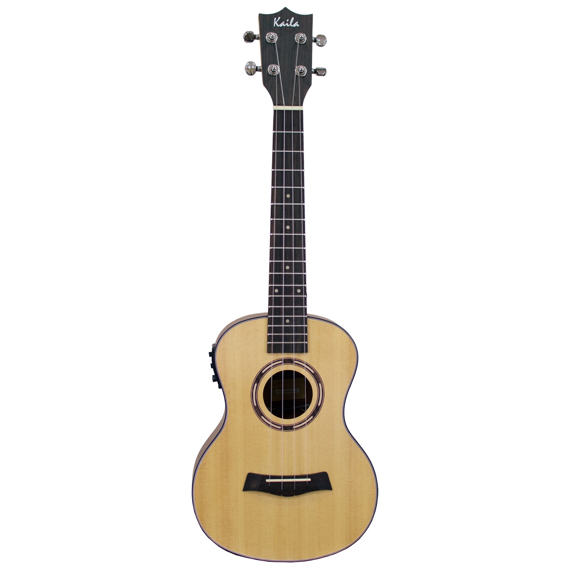 Kaila EXUC70EB 24″ Concert Electro-Ukulele (With Strap, Capo & Extra String Set)