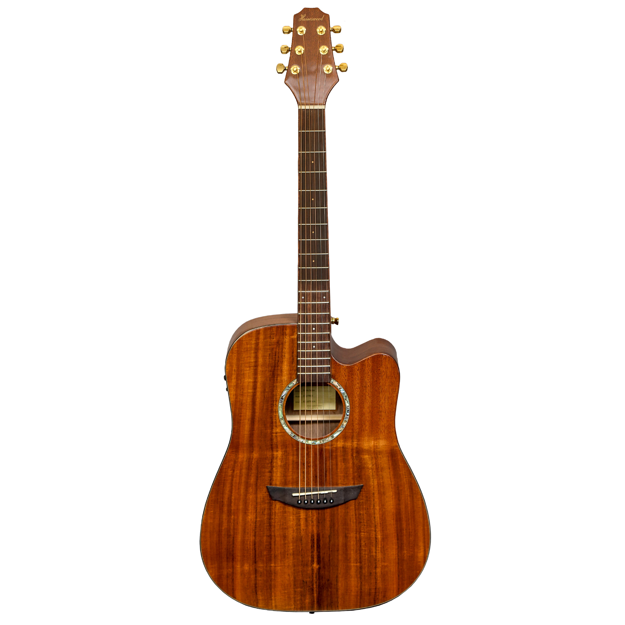 Haineswood Exotic EXD70CEKO Dreadnought Cutaway Electro