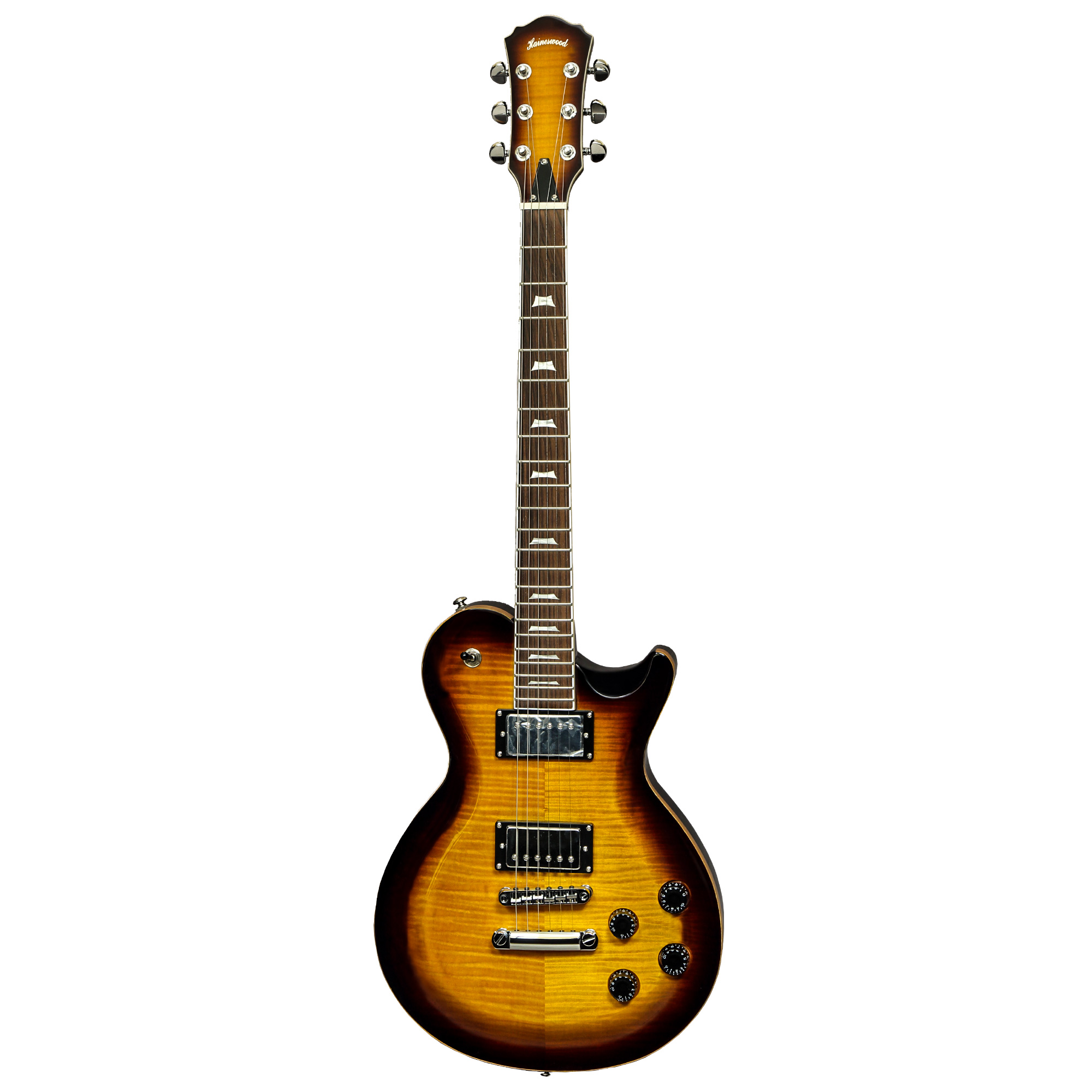 Haineswood Artist Series HMCFM-AVS Electric Guitar (Amber Violet Sunburst)