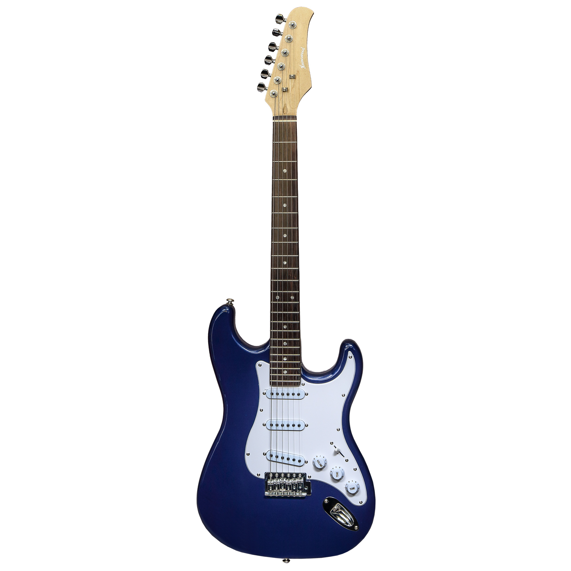 Haineswood Expedition Series ST-C-MDB Strat Electric Guitar (Metallic Deep Blue)