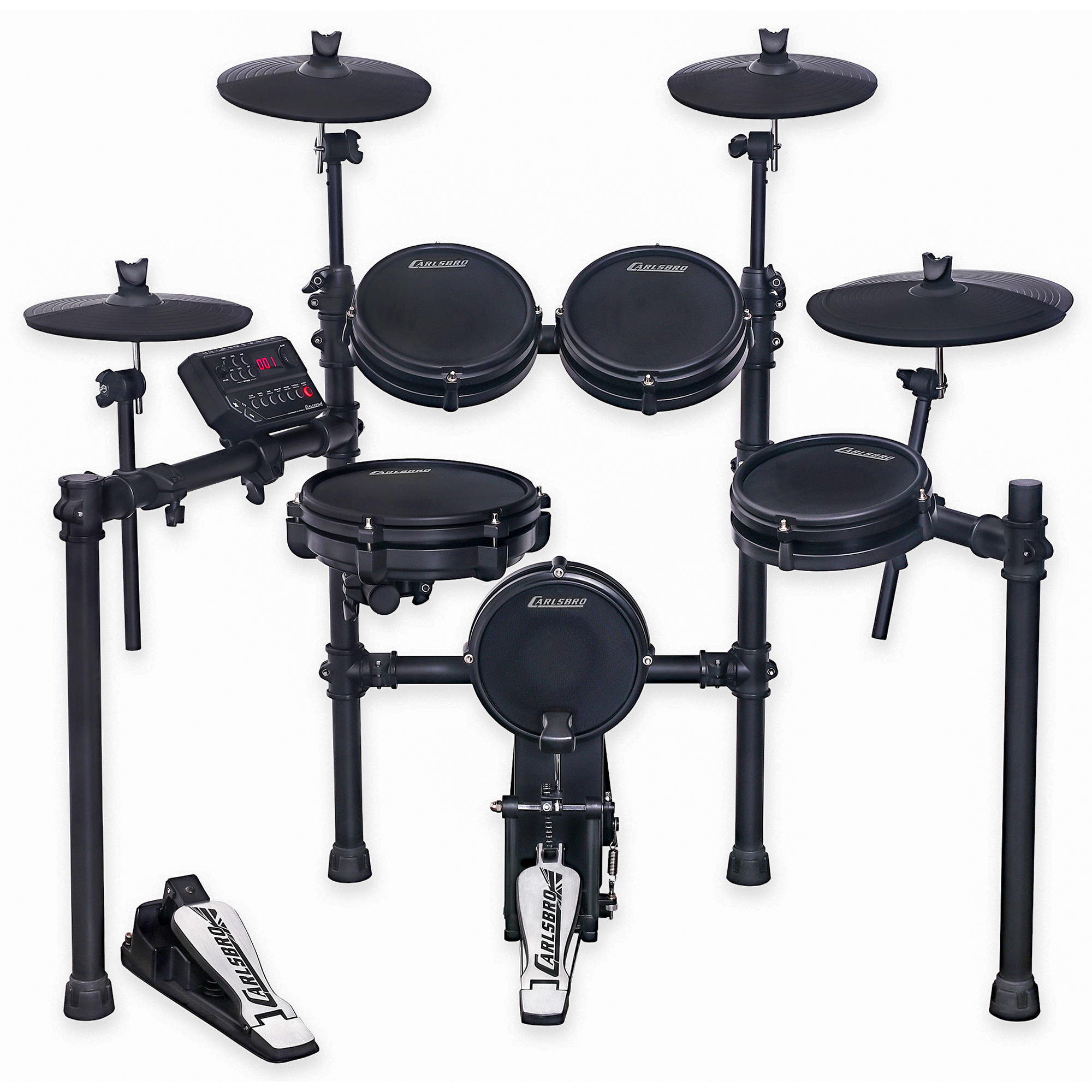 Carlsbro CSD35M 9 Piece Dual-Zone Mesh Head Electronic Drum Kit