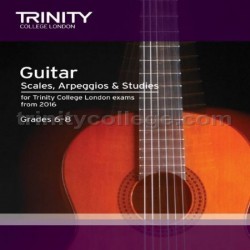 Guitar & Plectrum Guitar Scales, Arpeggios & Studies Grades 6-8 from 2016 Trinity College London