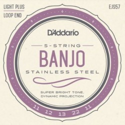 D'Addario EJS57 Banjo string set, Medium Tension