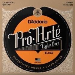 D'Addario EJ43 Classical Guitar String Set, Light Tension.