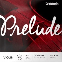 D'Addario J810 4/4M PRELUDE Violin String Set, Medium Tension