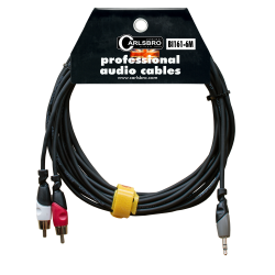 CARLSBRO BI161-6M Low Noise Jack To RCA Cable 6M