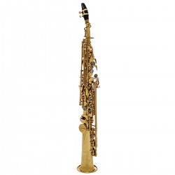 John Packer JP043G: Bb Soprano Saxophone Gold Lacquer