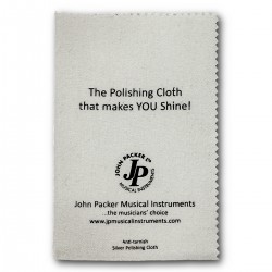 John Packer JP713SLCL: Silver Polishing Cloth For Brass/Woodwind Instruments