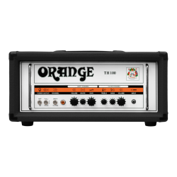 ORANGE TH100-H-BK: 100W Twin Channel Valve Guitar Amp Head (BLACK)