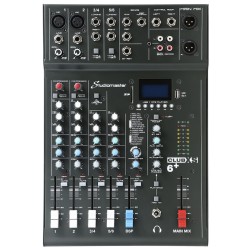 Studiomaster CLUBXS6+ 6 Channel Mixing Console With Bluetooth & DSP