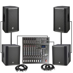 Studiomaster VENTUREPK 2100 Watts RMS Complete PA System Combo