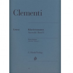 Clementi Selected Piano Sonatas Volume 1