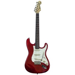 Haineswood Expedition Series ST-E-RD Strat Electric Guitar (Red)