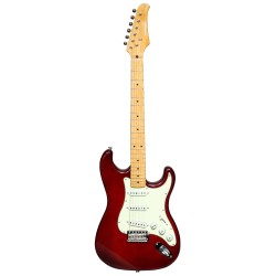 Haineswood Expedition Series ST-H-WRD Strat Electric Guitar (Wine Red)