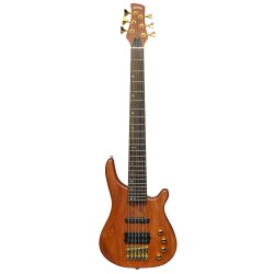 Haineswood Master Works HRM6NL Electric 6 String Active Bass (Natural)